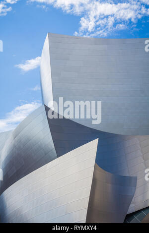 Résumé de la Walt Disney Concert Hall à Los Angeles Banque D'Images