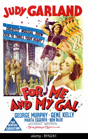 L'affiche de film, POUR MOI ET MA GAL, 1942 Banque D'Images