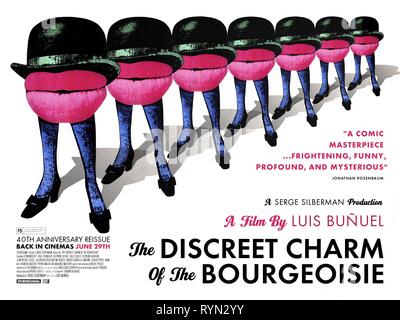 L'affiche de film, le charme discret de la bourgeoisie, 1972 Banque D'Images