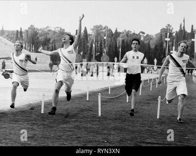 CONNERY,COBB,FREWER, LA PREMIÈRE : JEUX OLYMPIQUES D'ATHÈNES 1896, 1984 Banque D'Images