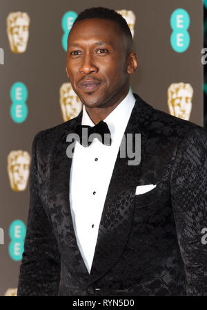 72e ee British Academy Film Awards (BAFTAs) - Arrivées comprend : Mahershala Ali Où : London, Royaume-Uni Quand : 10 février 2019 Source : WENN.com Banque D'Images