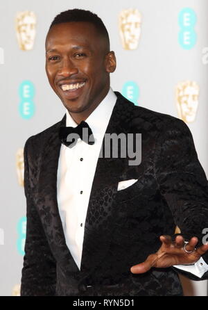 72e ee British Academy Film Awards (BAFTAs) - Arrivées comprend : Mahershala Ali Où : London, Royaume-Uni Quand : 10 février 2019 Source : WENN.com Banque D'Images