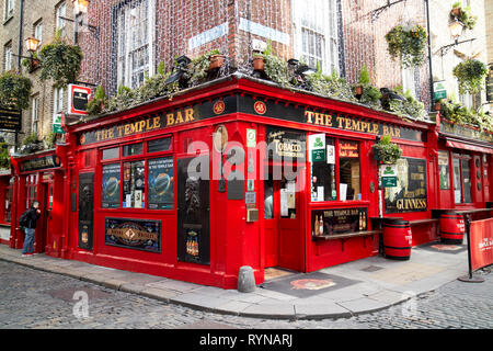 Le pub temple bar Dublin République d'Irlande Europe Banque D'Images