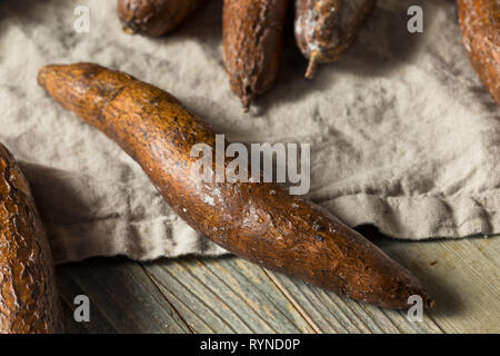 Matières organiques marron racine de Yucca Prêt à l'emploi Banque D'Images