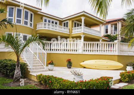 Miami Florida, Coral Gables, Deering Bay Yacht & Country Club, luxe, maison maisons maisons maisons résidence, manoir, maison, maison maisons maisons maisons maisons re Banque D'Images