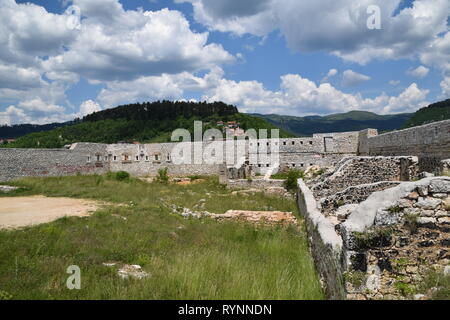 Un château près de Sarajevo en Bosnie et Herzégovine Banque D'Images