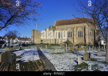 L'église paroissiale de Saint Thomas le Martyr, Rye, East Sussex, England, UK Banque D'Images