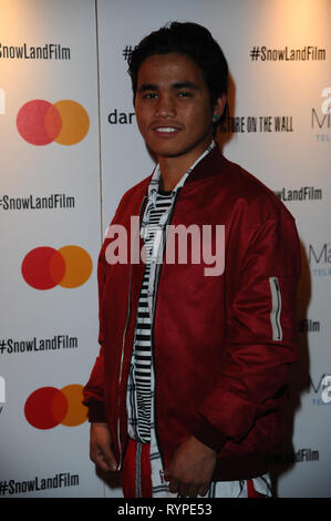 Londres, Royaume-Uni. 14Th Mar, 2019. Jeewan Mahatara vu sur le tapis rouge lors de la enfants de la Snowland, Royaume-Uni première projection au cinéma Curzon Soho à Londres. Credit : Terry Scott/SOPA Images/ZUMA/Alamy Fil Live News Banque D'Images