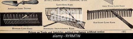 La liste 1920 Dreer midsummer (1920) du milieu de l'été 1920 Dreer liste . dreersmidsummerl1920henr Année : 1920 Bois Ames Prix Py sur Outils et matériel divers sujets à changement sans préavis Banque D'Images