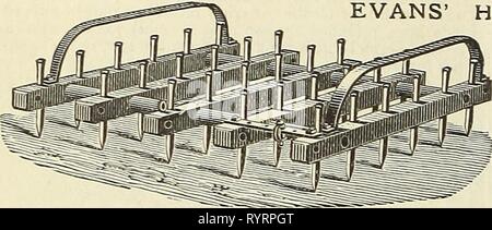 Dreer liste gros trimestriel trimestriel pour Dreer Liste de gros pour les fleuristes et les maraîchers . dreersquarterlyw1889henr Année : 1889 sans déchirer des promenades ou des routes. L'un des meilleurs outils pour le marché privé ou gar- dens. Les herses sont fournis avec des coureurs pour qu'ils puissent être facilement déplacé 24 dent, 5,00 $ ; 30 dent, 5,75 $. Banque D'Images