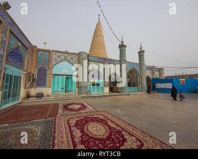 Tour Ronde, tombe du prophète Daniel ou mausolée de Daniel, Suse ou Chut, province Chuzestan, Iran Banque D'Images