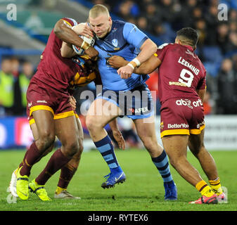 Huddersfield, UK. 14 mars 2019. John Smiths Stadium, Huddersfield, Angleterre ; {} {suppcat catégorie1} {suppcat}, {suppcat2 vs3} ; Crédit : Dean Williams/Alamy Live News Banque D'Images