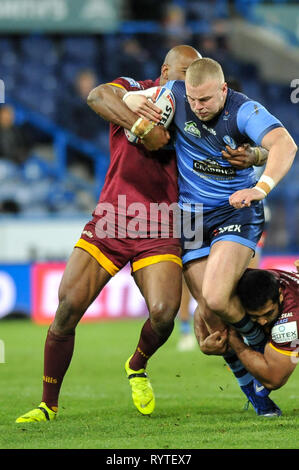Huddersfield, UK. 14 mars 2019. John Smiths Stadium, Huddersfield, Angleterre ; {} {suppcat catégorie1} {suppcat}, {suppcat2 vs3} ; Crédit : Dean Williams/Alamy Live News Banque D'Images