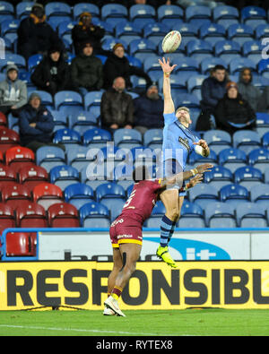 Huddersfield, UK. 14 mars 2019. John Smiths Stadium, Huddersfield, Angleterre ; {} {suppcat catégorie1} {suppcat}, {suppcat2 vs3} ; Crédit : Dean Williams/Alamy Live News Banque D'Images