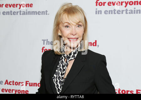 Après la partie pour le 40e Anniversaire Concert de ils jouent notre chanson au profit du Fonds d'acteurs tenue à John's Pizzeria. Avec : Elaine Joyce Où : New York, New York, United States Quand : 12 Feb 2019 Crédit : Joseph Marzullo/WENN.com Banque D'Images