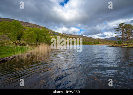 Lough Inchiquin sur Péninsule de Beara Banque D'Images