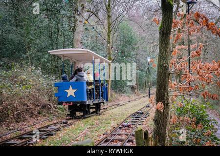 Glen Shipley, tramway Baildon, West Yorkshire, Angleterre Banque D'Images