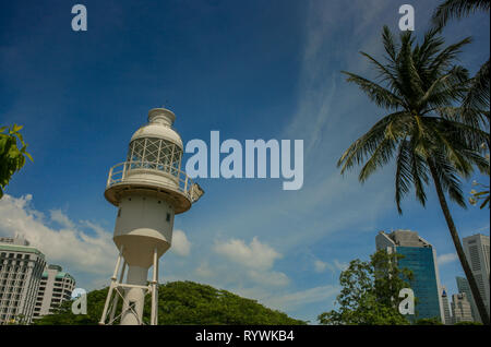 Phare de l'espace maritime, Fort Canning Park, Singapore Banque D'Images