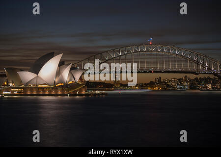 Coucher du soleil australien Banque D'Images