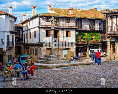 Plaza Mayor de la Alberca. La Sierra de Francia. Salamanque. Castilla León. España. Banque D'Images