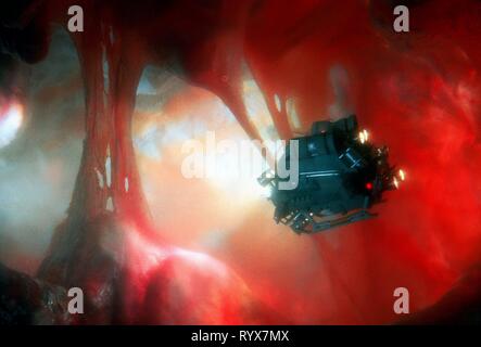 L'INTÉRIEUR DU SOUS-MARIN MINITURE CORPS HUMAIN, INNERSPACE, 1987 Banque D'Images