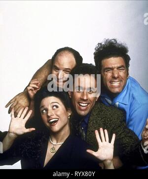 LOUIS-DREYFUS,ALEXANDRE,SEINFELD,RICHARDS, Seinfeld, 1989 Banque D'Images