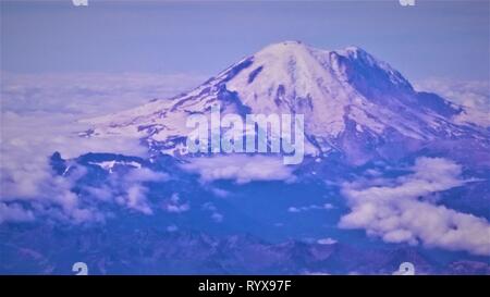 Mont Rainier dans l'état de Washington , États-Unis Banque D'Images