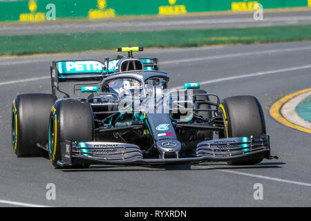 Melbourne, Victoria, Australie. Mar 15, 2019. Championnat du Monde de Formule 1 de la FIA 2019 de Formule 1 - Grand Prix d'Australie Rolex.La Formule Un - Lewis Hamilton n°44 (UK ) Racing pour Mercedes-AMG Petronas Motorsport au volant de sa Mercedes RM10. Credit : brett keating/Alamy Live News Banque D'Images