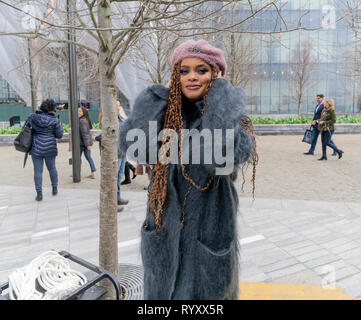 New York, NY - 15 mars 2019 : Hudson Yards est lagest développement privé à New York. L'Andra jour assiste à l'inauguration day, à Hudson Yards de Manhattan Crédit : lev radin/Alamy Live News Banque D'Images