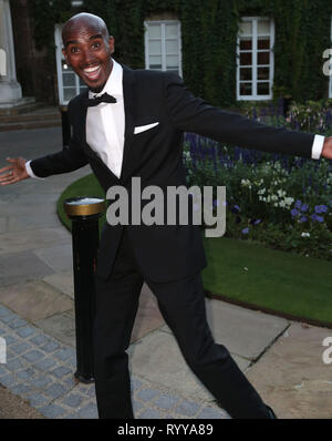 Aug 28, 2014 - Londres, Angleterre, Royaume-Uni - Mo Farah Foundation : La Nuit des Champions le dîner, le Club de Hurlingham, Londres Photo montre : Banque D'Images