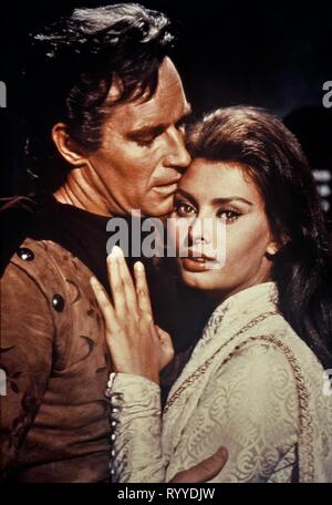 HESTON, LOREN, EL CID, 1961 Banque D'Images