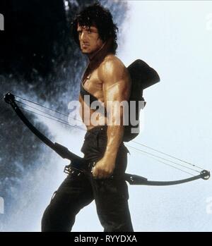 SYLVESTER STALLONE, Rambo : First Blood Part II, 1985 Banque D'Images