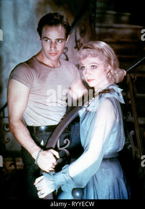 BRANDO, LEIGH, Un tramway nommé désir, 1951 Banque D'Images