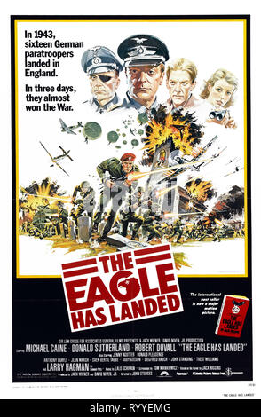 DUVALL,CAINE,PLEASANCE, POSTER, The Eagle has Landed, 1976 Banque D'Images