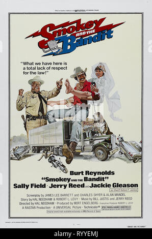 GLEASON,REYNOLDS,AFFICHE, Smokey et le bandit, 1977 Banque D'Images