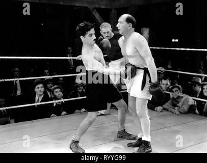 CHAPLIN,MANN, LES LUMIÈRES DE LA VILLE, 1931 Banque D'Images