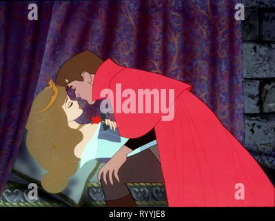 PRINCESS AURORA,PRINCE PHILLIP, Sleeping Beauty, 1959 Banque D'Images