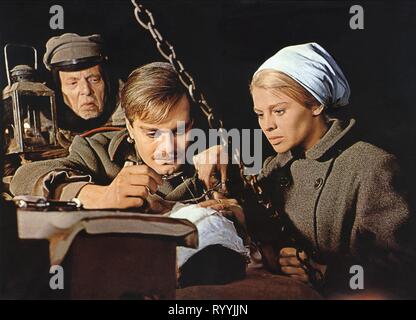 OMAR Sharif, Julie Christie, Docteur Jivago, 1965 Banque D'Images