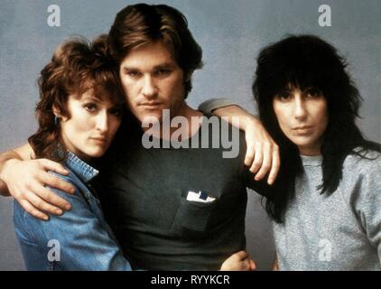 MERYL STREEP, Kurt Russell, CHER, Silkwood, 1983 Banque D'Images