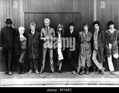 TREVOR LAIRD, TOYAH WILLCOX, PHILIP DAVIS, STING, LESLIE ASH, PHIL DANIELS, GARY JEAN, GARRY COOPER,MARK WINGETT, QUADROPHENIA, 1979 Banque D'Images