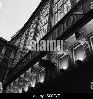 Le pont sur la rue Argyle pour la gare centrale de Glasgow Banque D'Images