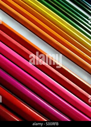 Crayons de couleur Banque D'Images