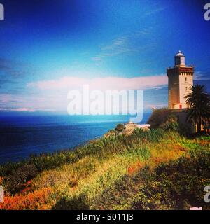 Le cap Spartel, Tanger, Maroc Banque D'Images