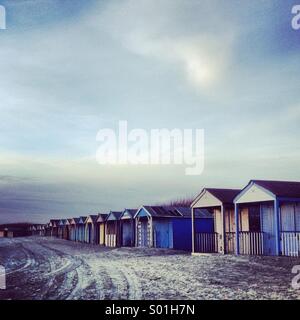 West Wittering Beach dans le West Sussex, Royaume-Uni. Banque D'Images