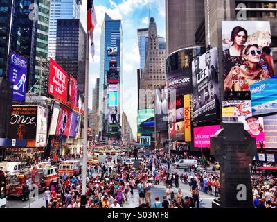 Time Square New York Banque D'Images