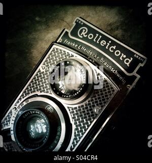 Rollei Rolleicord Déco vintage camera film Banque D'Images