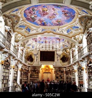 Bibliothèque d'Admont, Admont, Autriche Banque D'Images