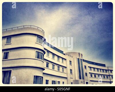 Hôtel Midland Art déco à Morecambe Banque D'Images