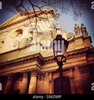 Avis de la Sorbonne à Paris, France Banque D'Images