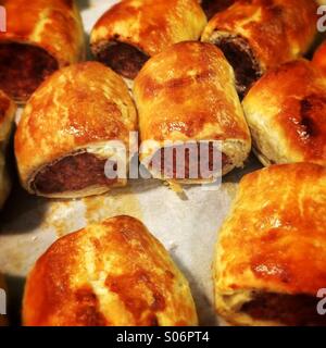 Des petits pains à saucisse Banque D'Images